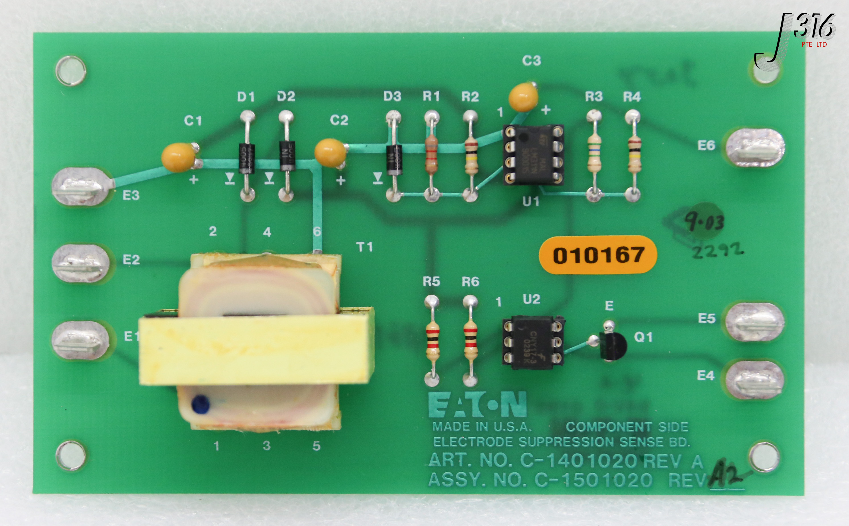 オーダー受付 35437 EATON PCB, ELECTRODE SUPPRESSION SENSE C-1501020 | eBay